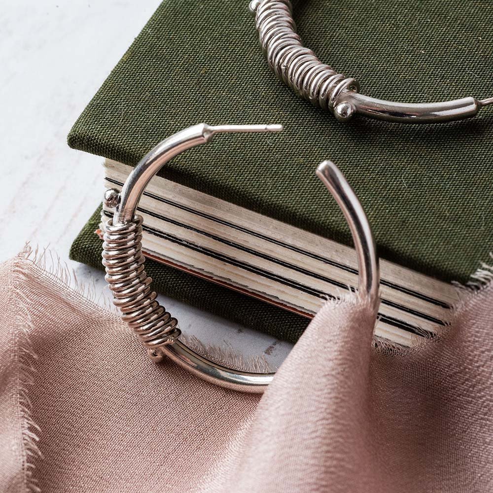 Megan Fringe Hoop Earrings image 5