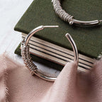 Megan Fringe Hoop Earrings image 5