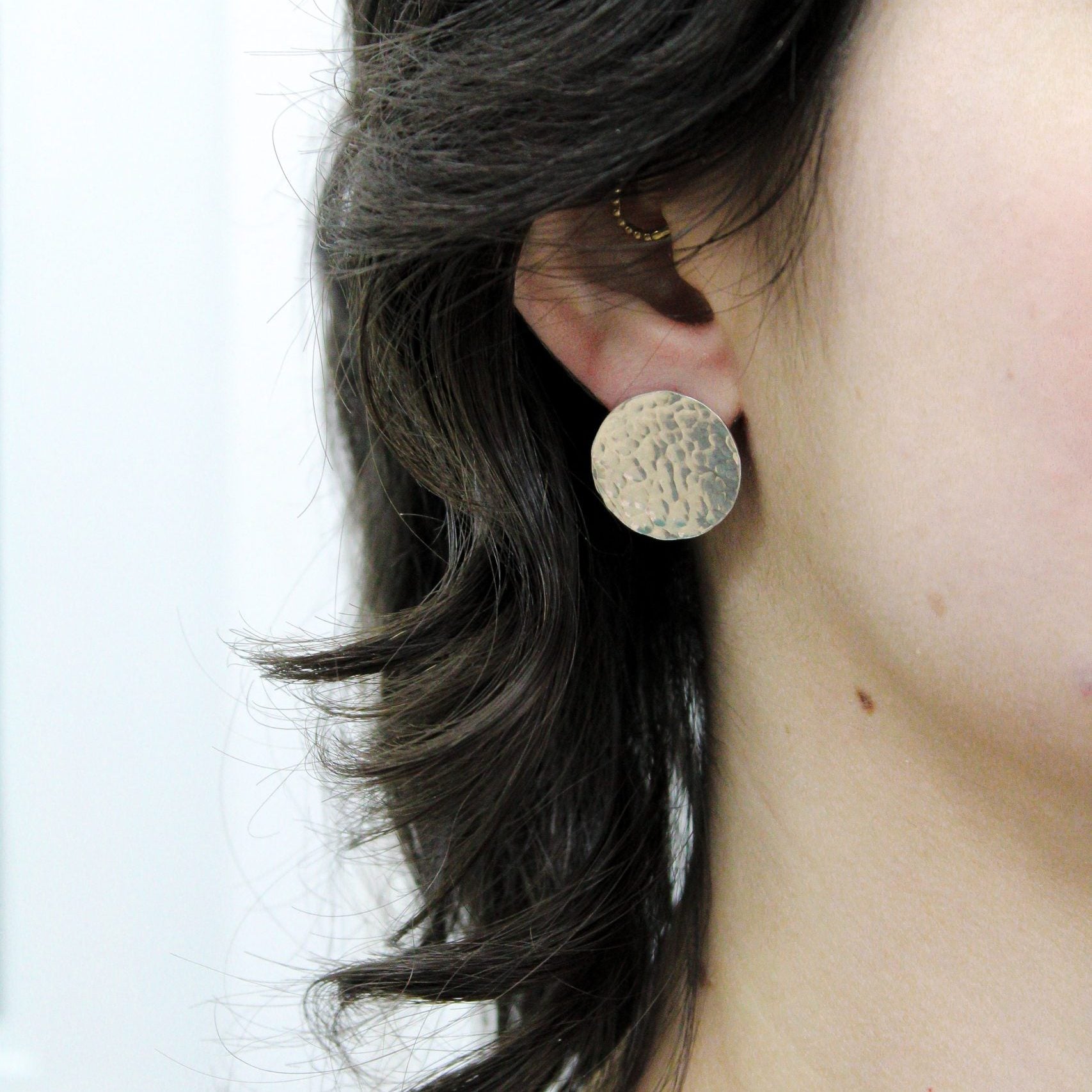Recycled Silver Maxi Sundance Studs image 0