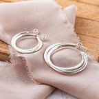 Sophie Large Circle Hoop Earrings image 4