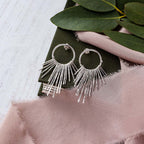 Megan Small Fringe Stud Earrings image 0