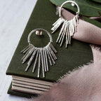 Megan Small Fringe Stud Earrings image 3