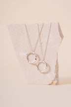 Recycled Silver Personalised Briony Birthstone Pendant