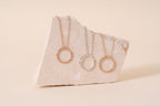 Briony Hammered Circle Pendant
