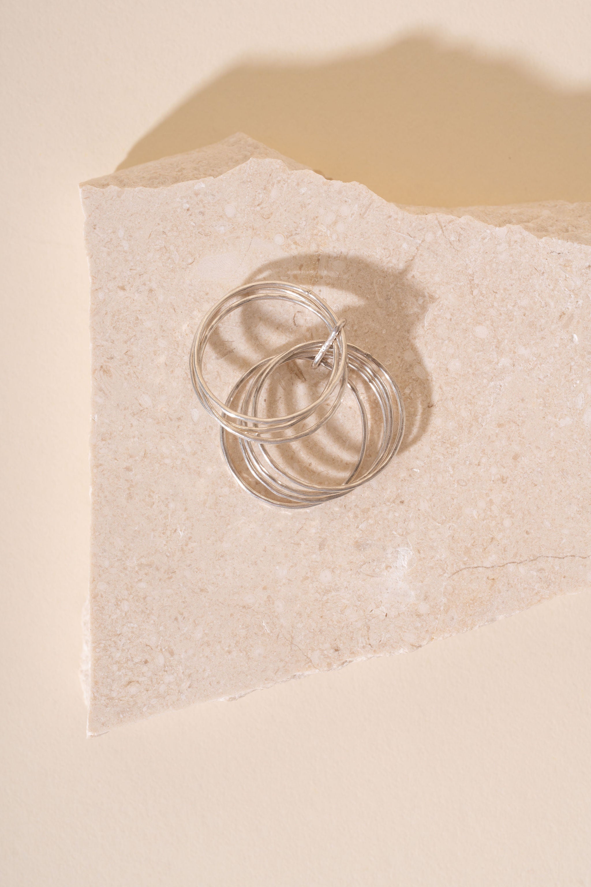 Recycled Silver Briony Joined Stacker Ring