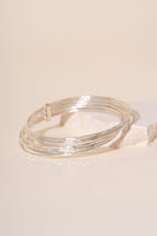 Briony Joined Stacker Recycled Sterling Silver Bangle