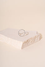 Briony Hammered Circle Ring