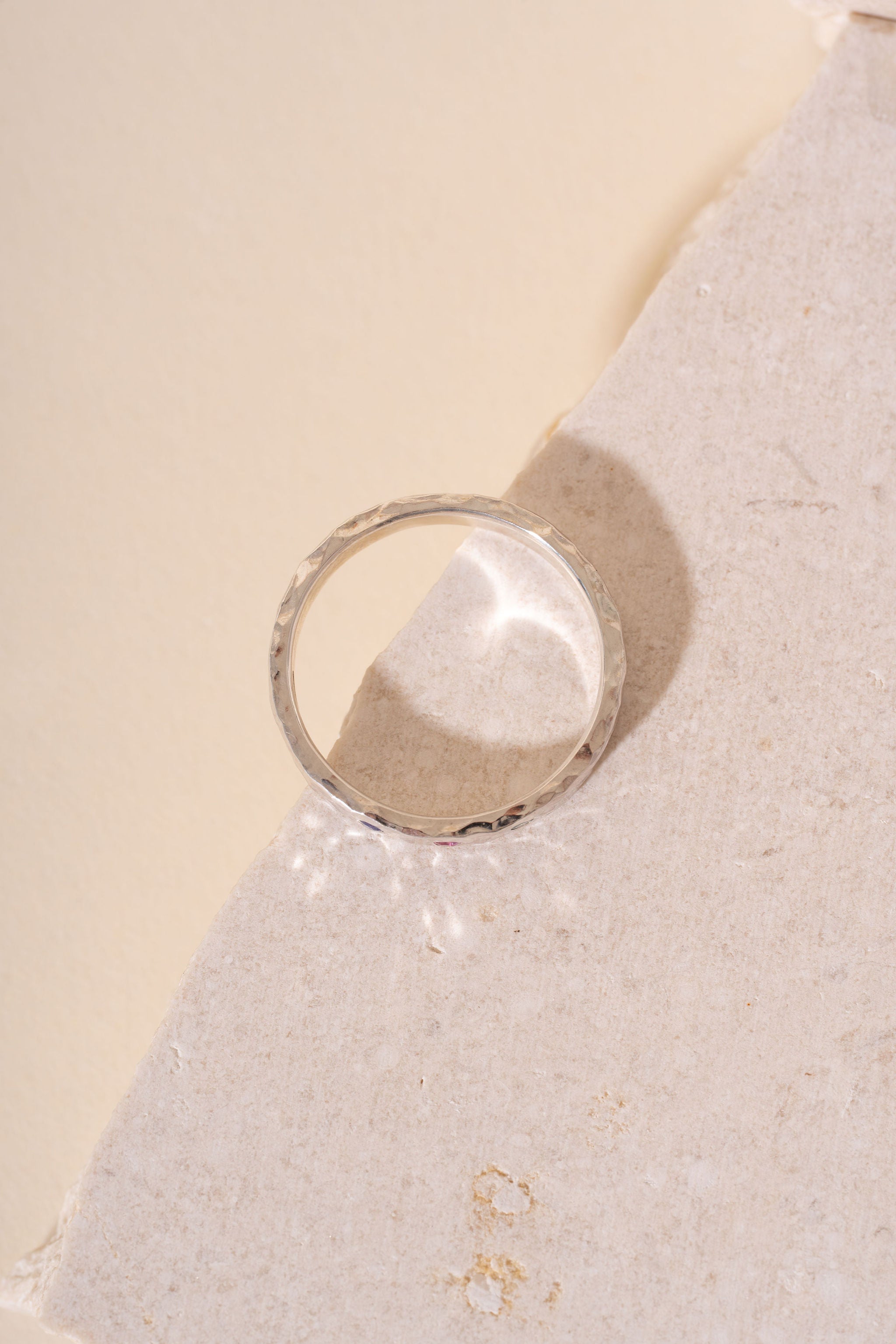 Recycled Silver Personalised Briony Birthstone Ring