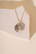 Siobhan Gold Disc Pendant
