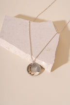 Siobhan Gold Disc Pendant
