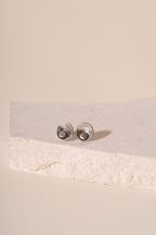 Siobhan Gold Disc Stud Earrings