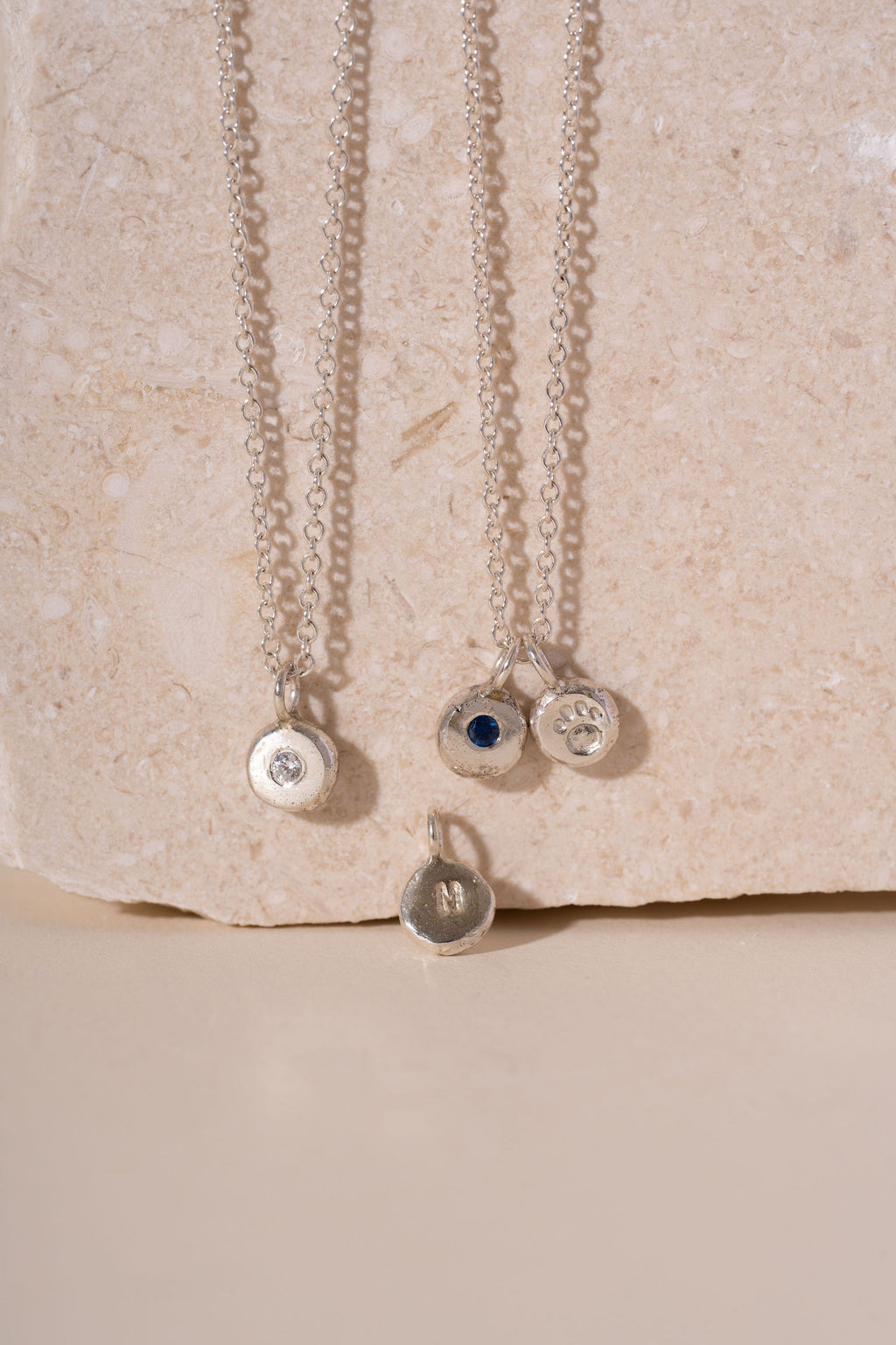 Mini Memories Necklace & Charms - Sterling Silver