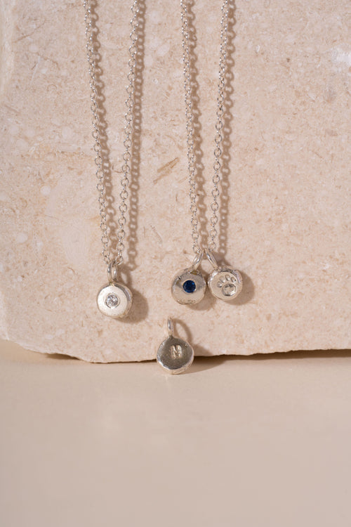 Mini Memories Necklace & Charms - Sterling Silver