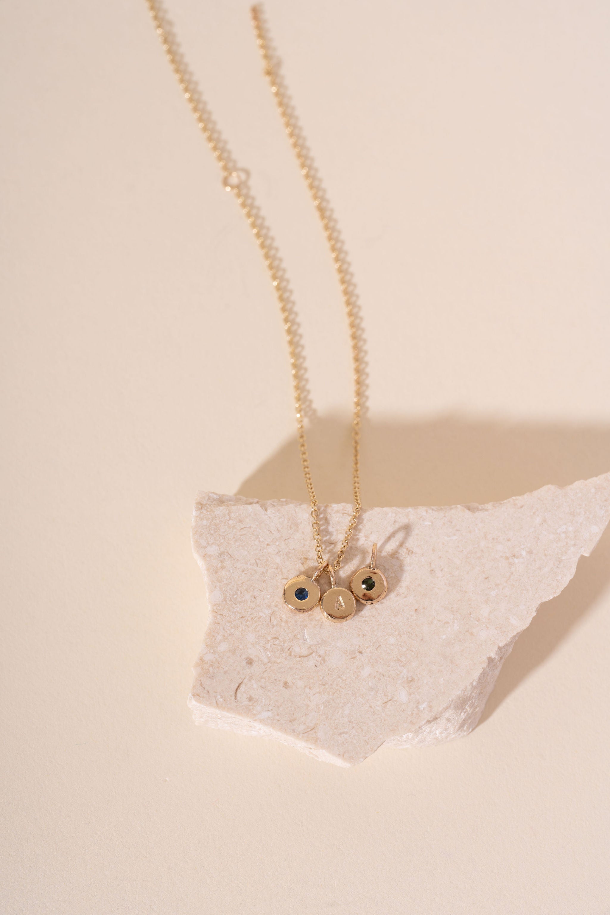Mini Memories Necklace & Charms - 9ct Yellow Gold