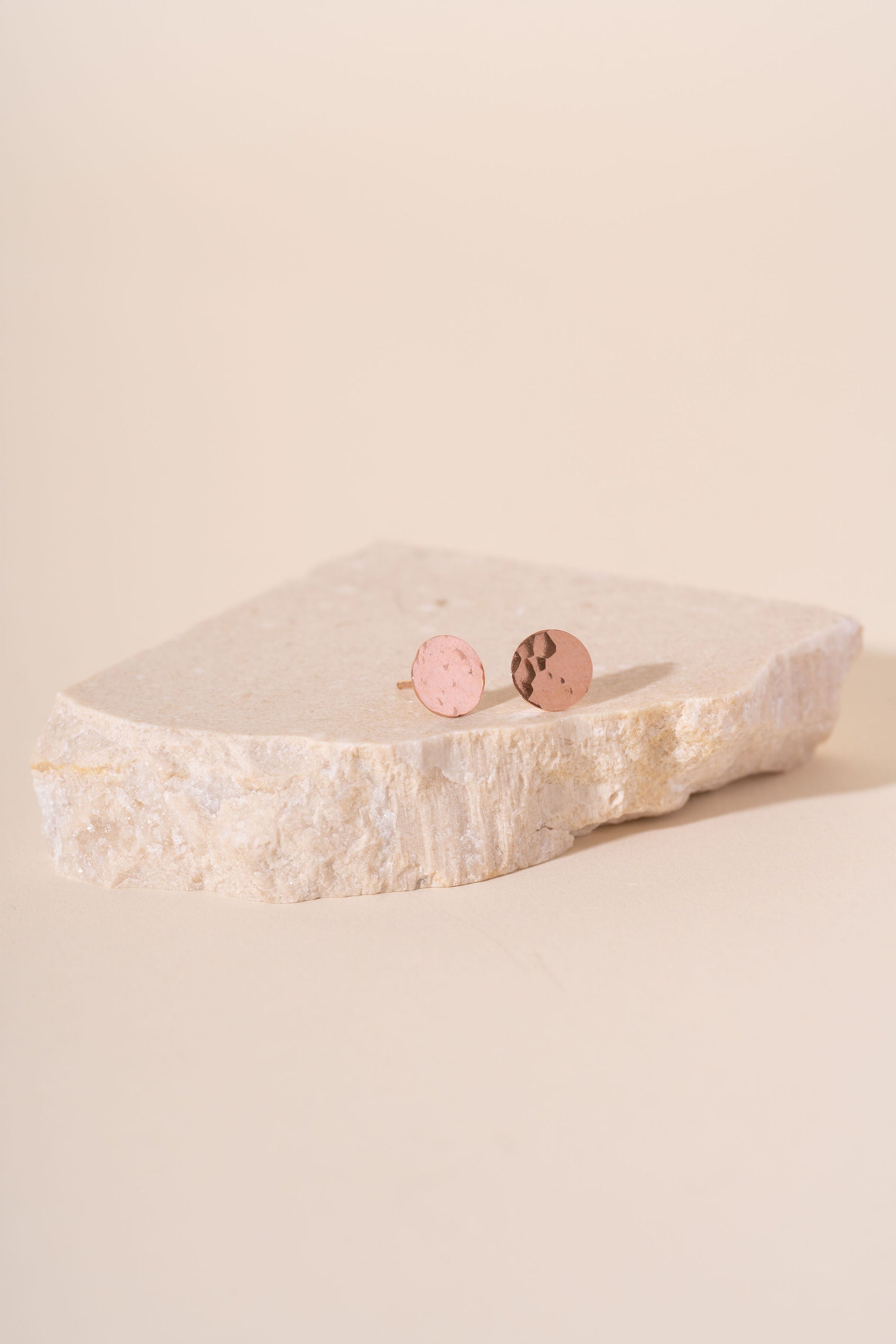 Recycled 9ct Yellow or Rose Gold Mini Sundance Studs