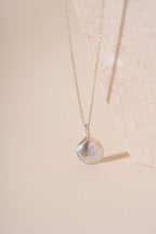 Silver Devon Cockle Shell Pendant