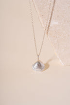 Silver Devon Cockle Shell Pendant