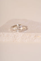 Recycled Silver Flower Meadow Ring