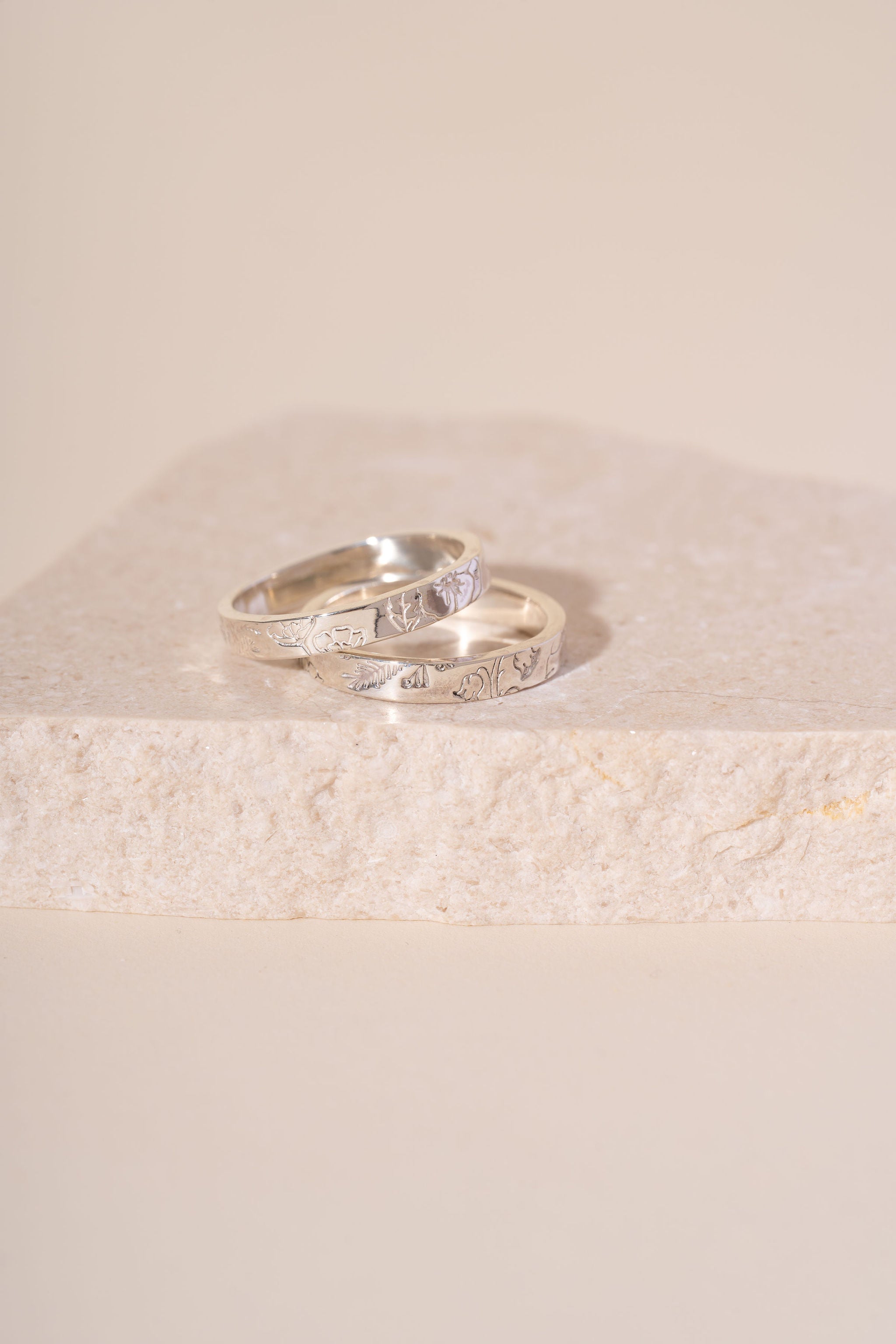 Recycled Silver Flower Meadow Ring