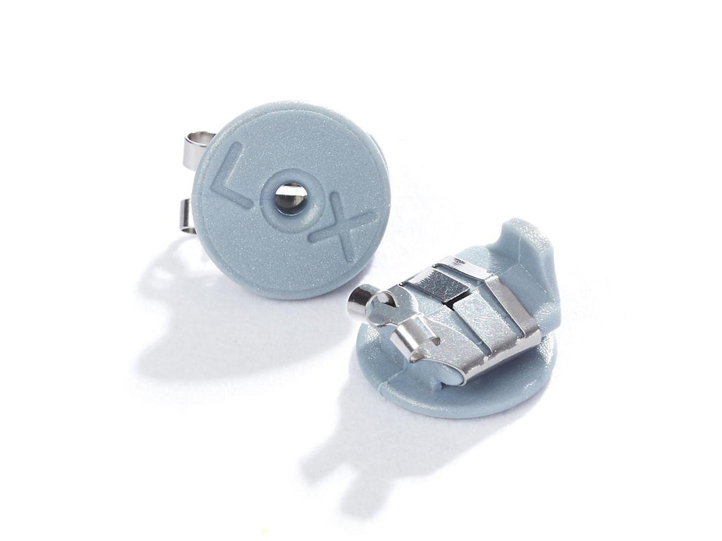 LOX Earring Backs 2 Pairs - Silver Tone