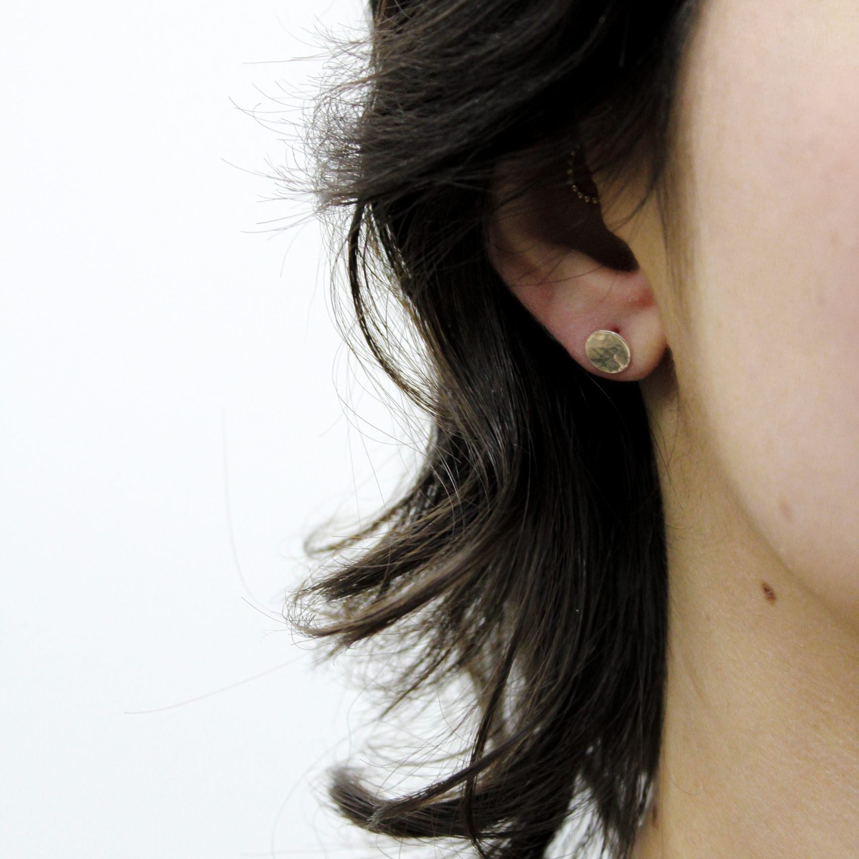 Recycled Silver Mini Sundance Studs image 5