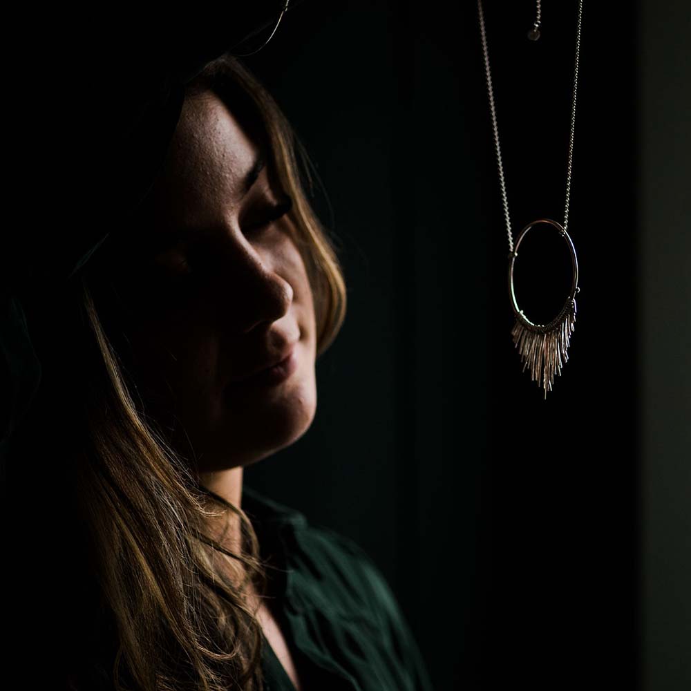 Megan Maxi Fringe Pendant image 2