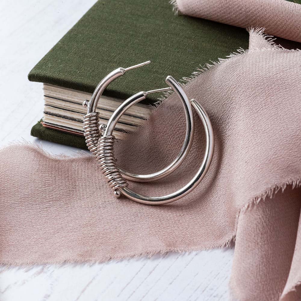 Megan Fringe Hoop Earrings image 7