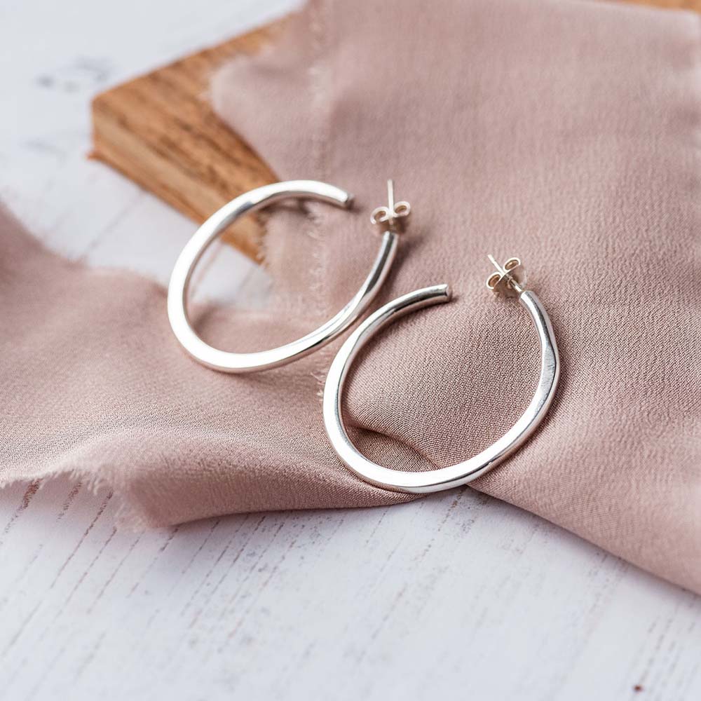 Sophie Large Circle Hoop Earrings image 0