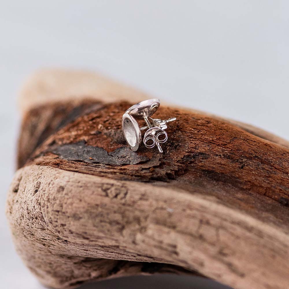 Tiffany Concave Stud Earrings image 1